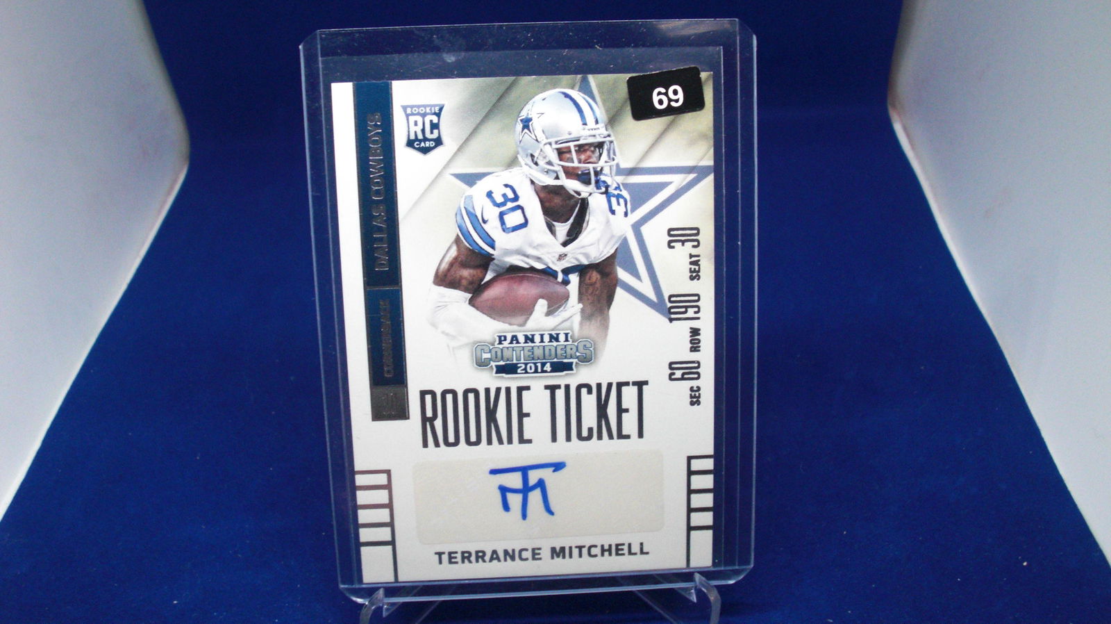 terrance mitchell rookie signature (1 of 1)