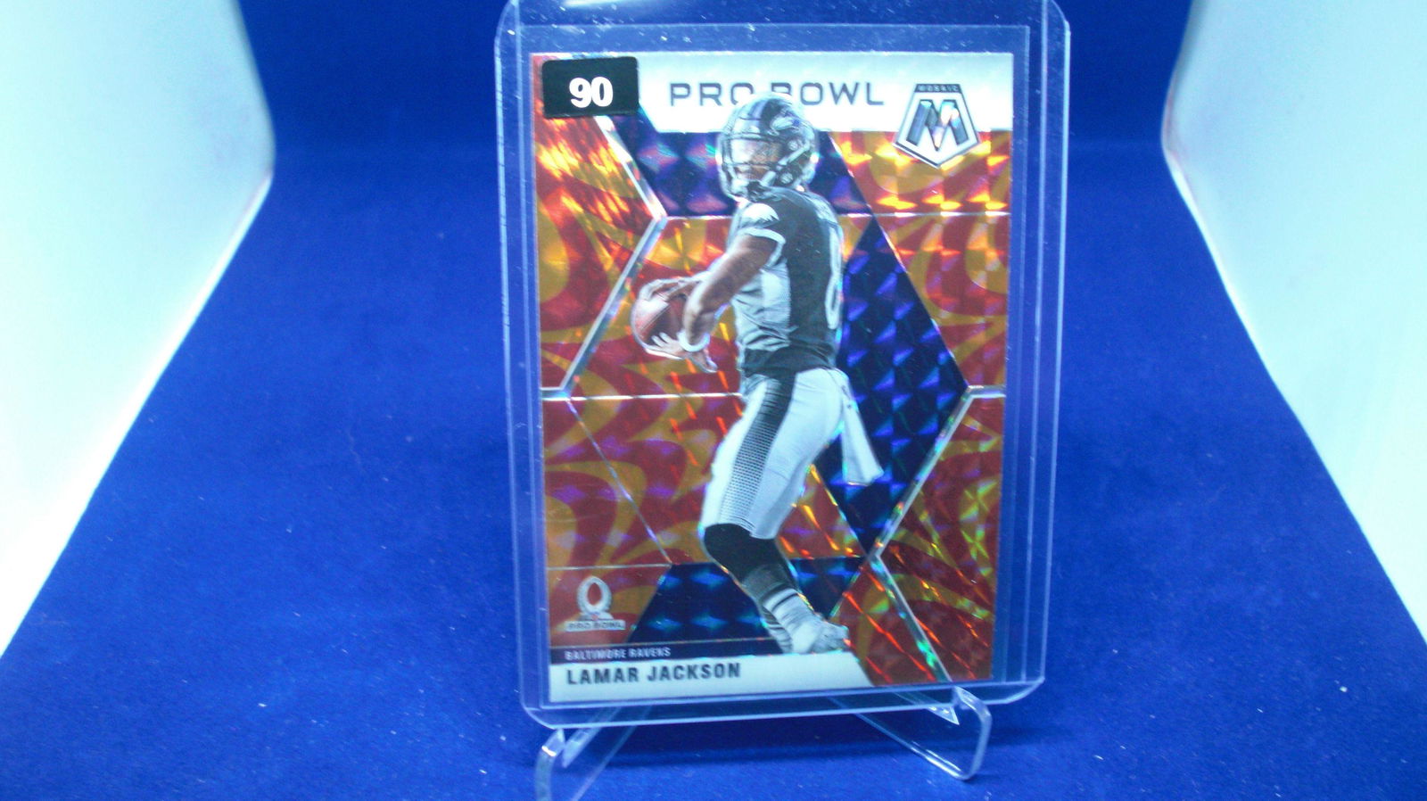 lamar jackson orange pro bowl mosaic (1 of 1)