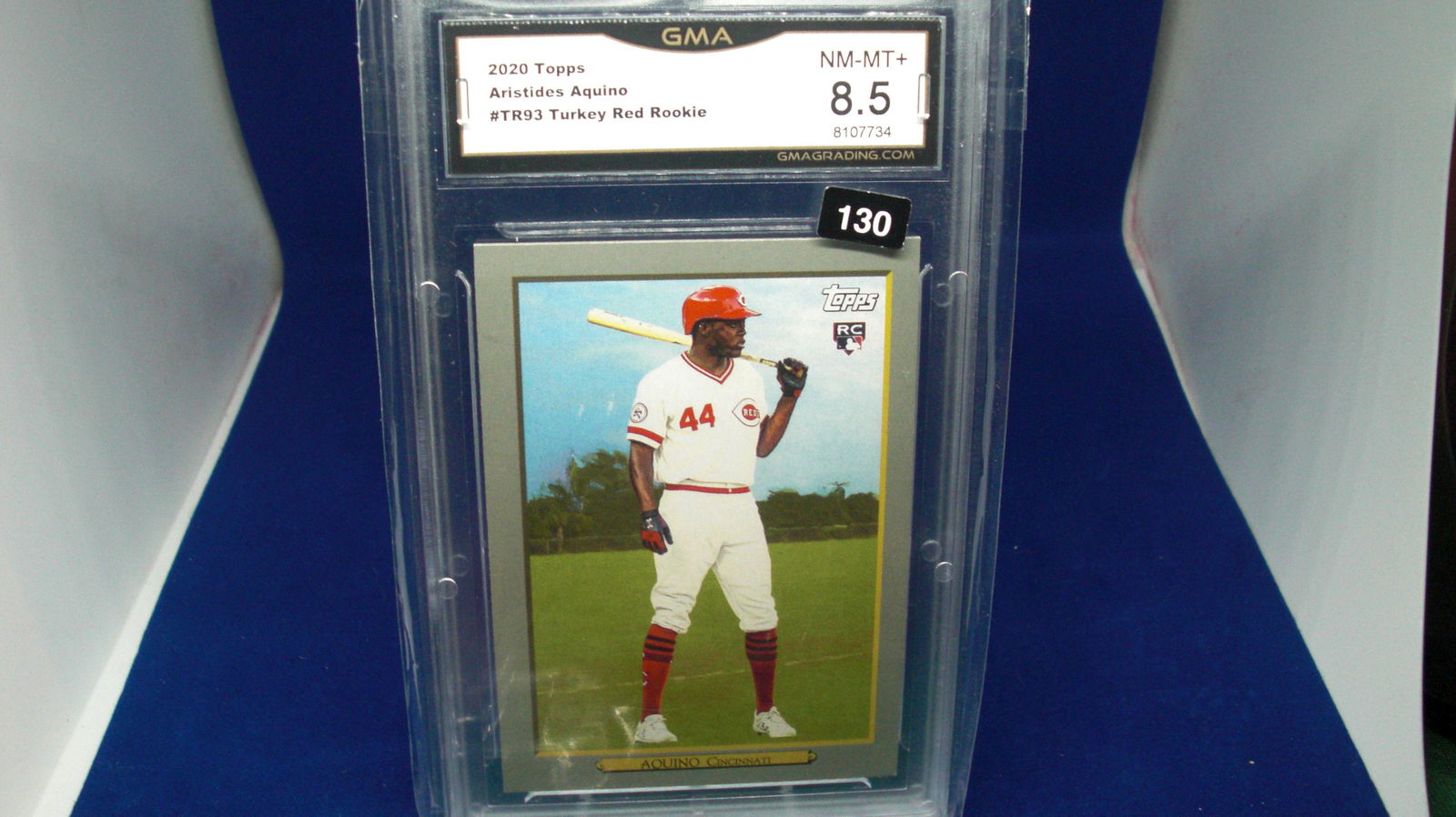gma graded 2020 aristides aquino mint 8.5 (1 of 1)