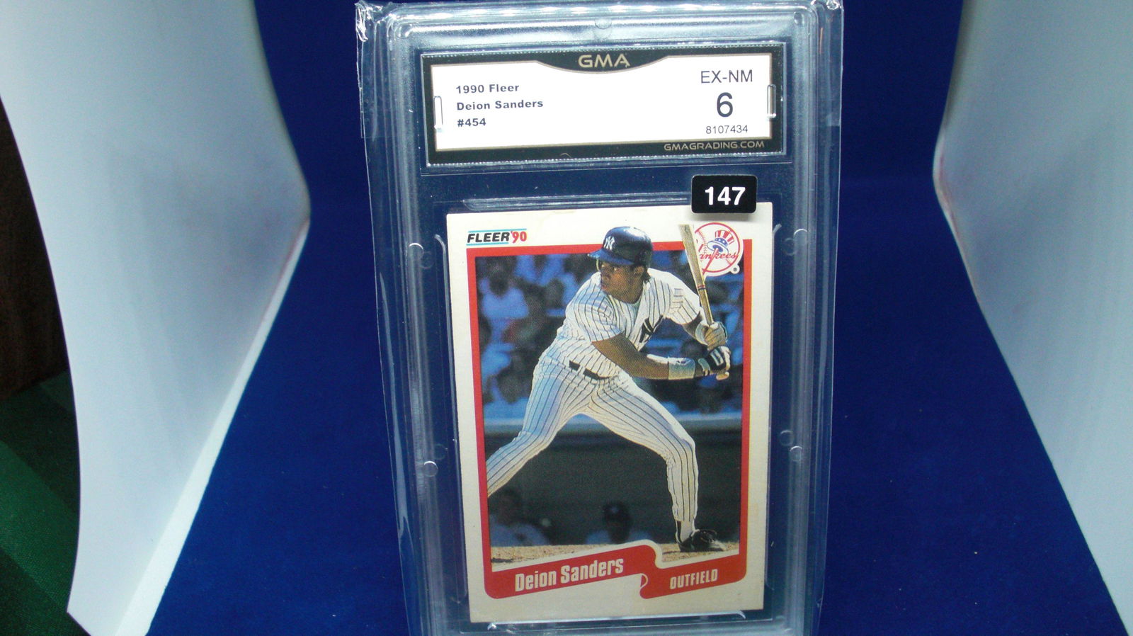 gma graded 1990 deion sanders mint 6 (1 of 1)