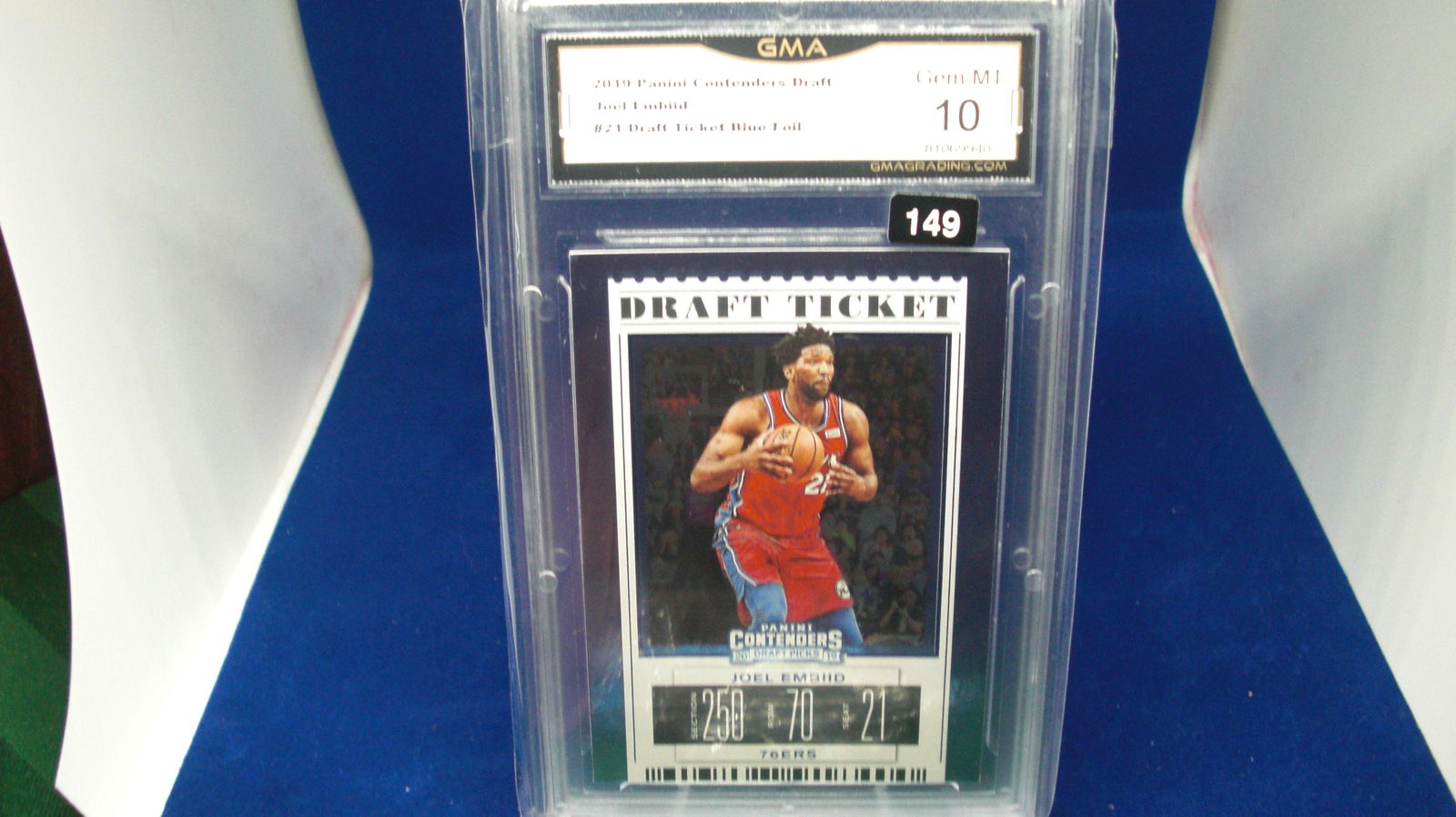 gma graded joel embiid mint 10 (1 of 1)