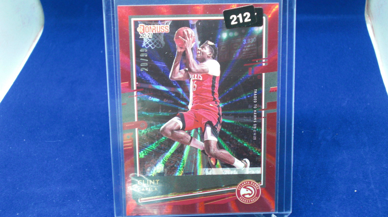 clint capela red #20/99: in top loader