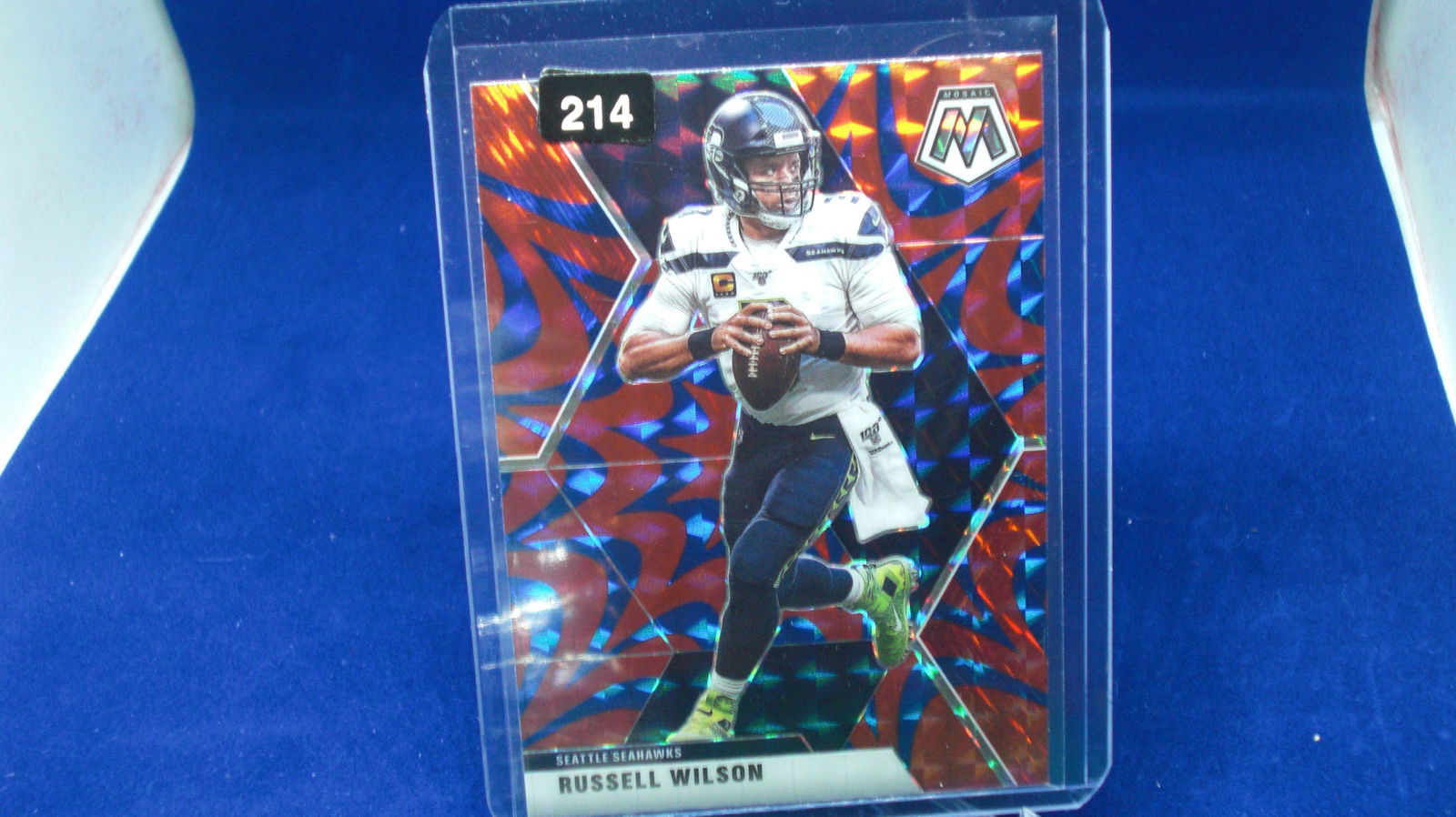 russell wilson red/blue mosaic (1 of 1)