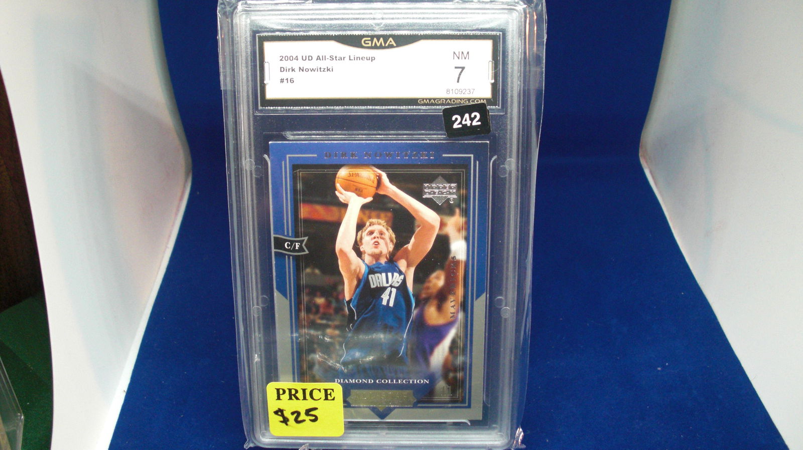 gma graded 2004 dirk nowitzki mint 7 (1 of 1)