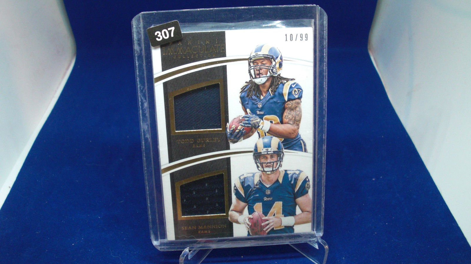 immaculate todd gurley sean mannion jersey #10/99 (1 of 1)