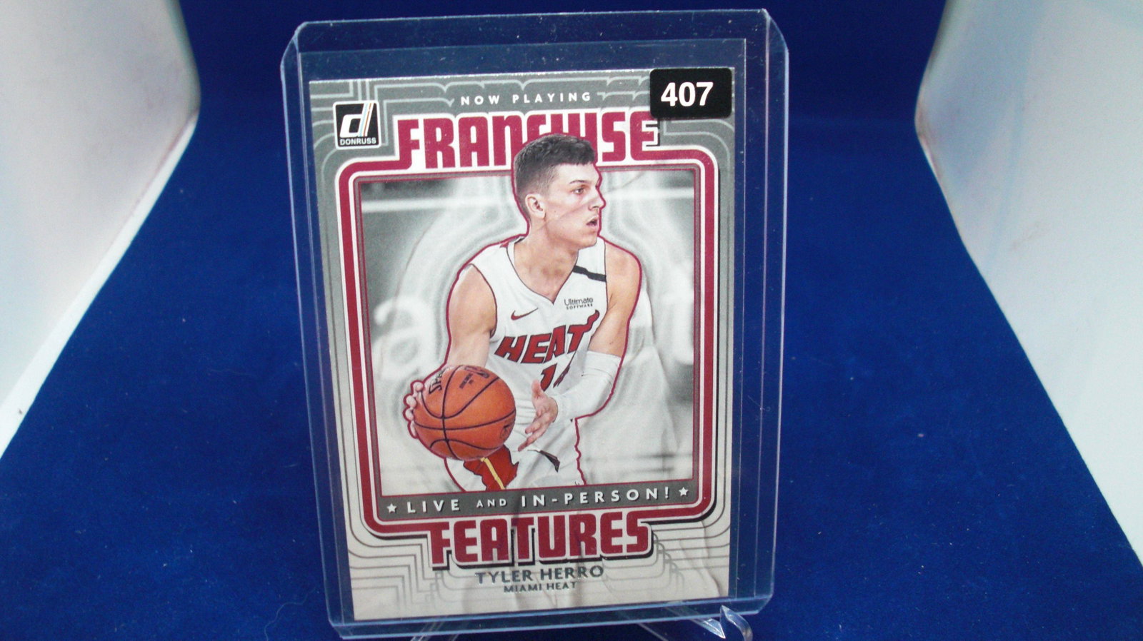 tyler herro franchise features: in top loader
