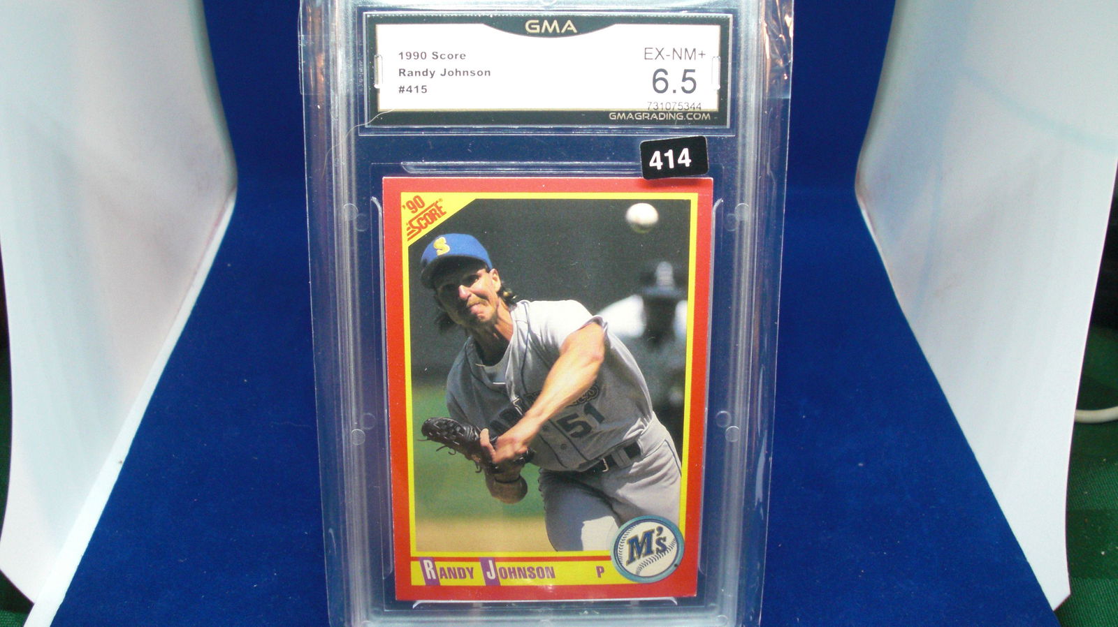 gma graded 1990 randy johnson mint 6.5 (1 of 1)