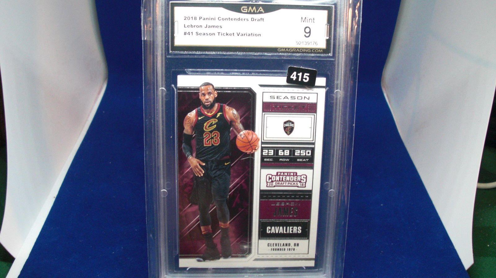 gma graded 2018 lebron james mint 9 (1 of 1)