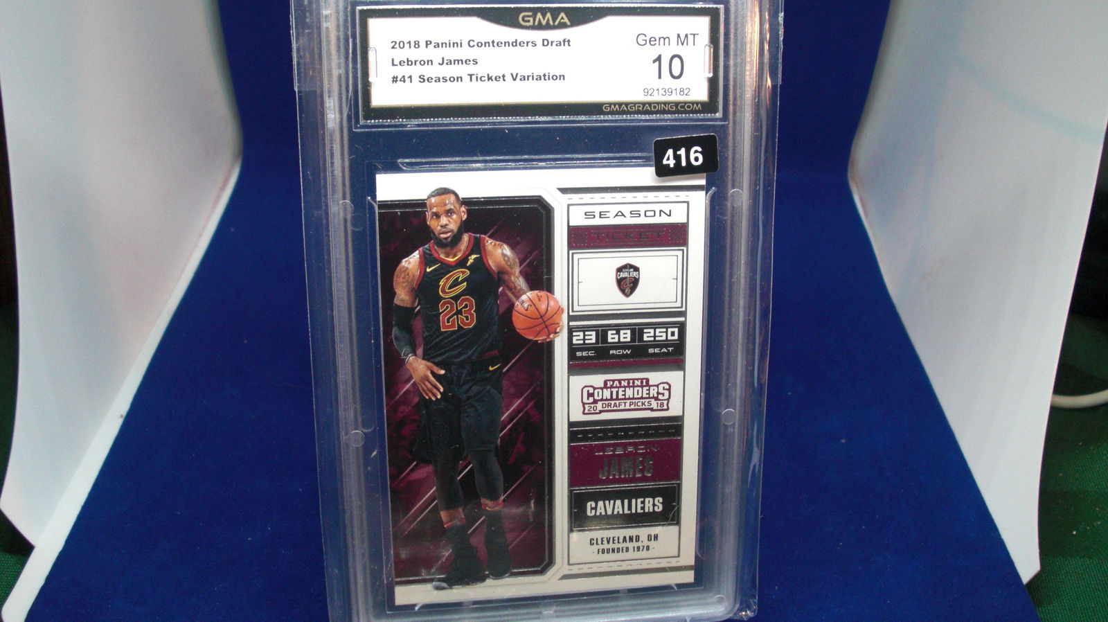 gma graded 2018 lebron james mint 10 (1 of 1)