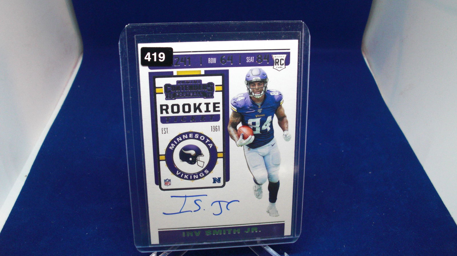 irvs smith jr signature rookie (1 of 1)