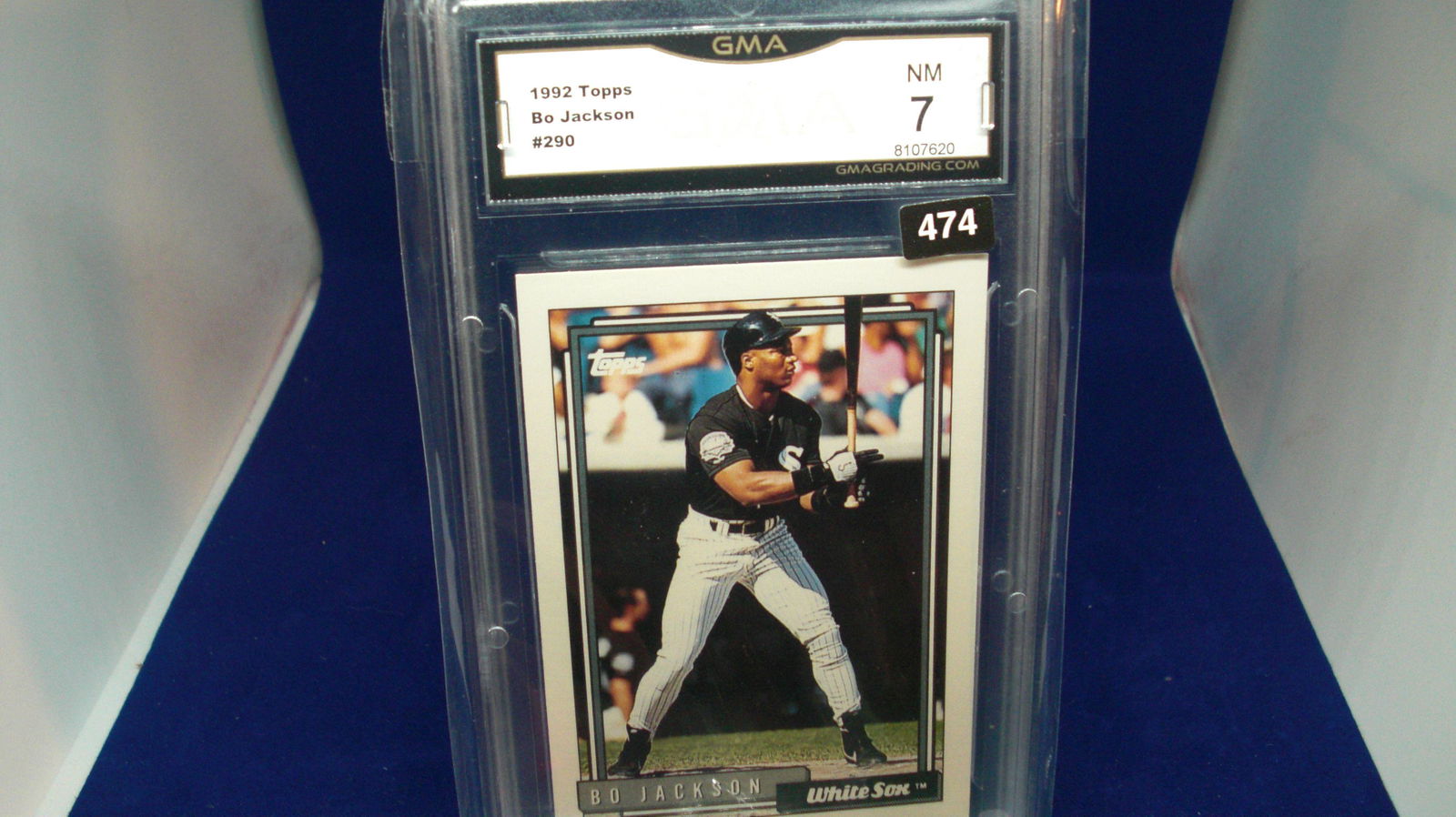gma graded 1992 bo jackson mint 7 (1 of 1)