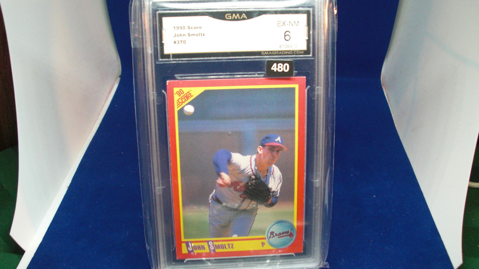 gma graded 1990 john smoltz mint 6 (1 of 1)