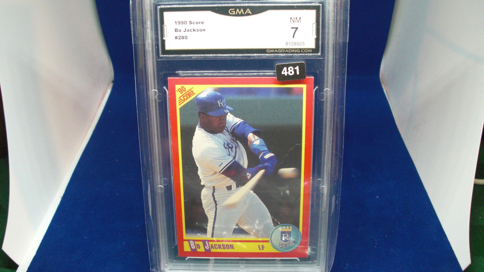 gma graded 1990 bo jackson mint 7 (1 of 1)
