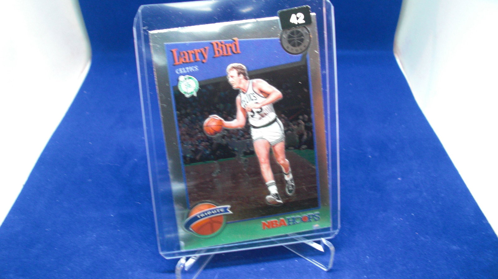 larry bird celtic: in top loader