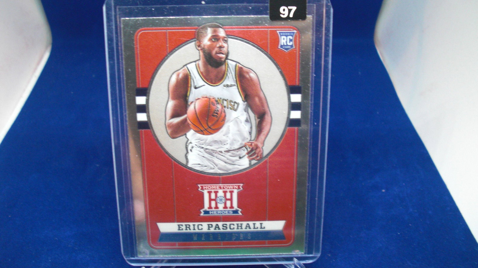 eric paschall rookie hometown heroes: in top loader
