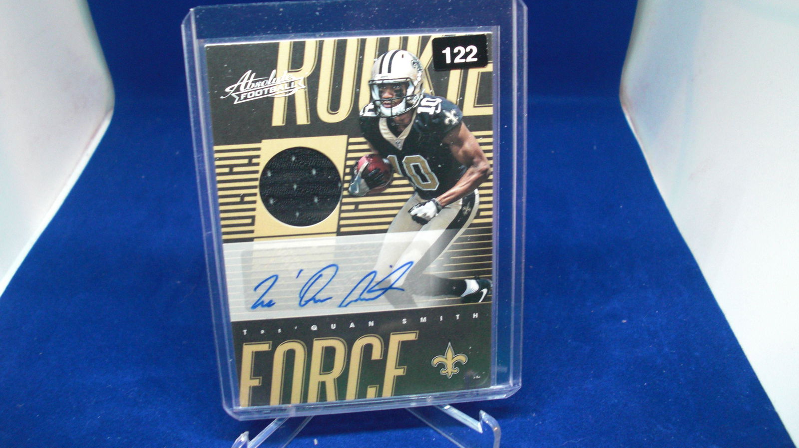 quan smith auto and jersey rookie force (1 of 1)