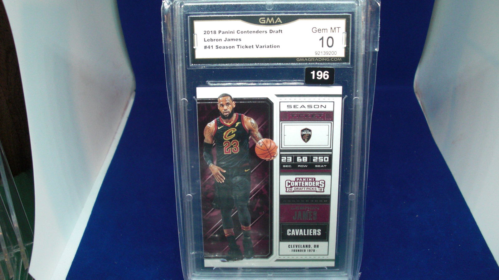 gma graded card 2018 lebron james mint 10 (1 of 1)