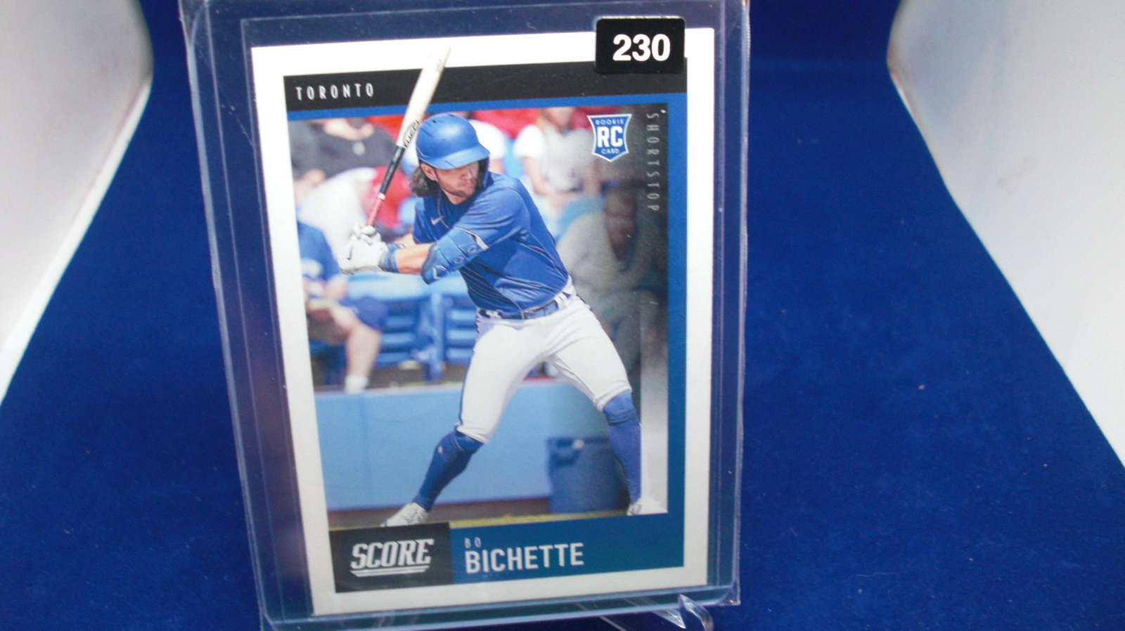 bo bichette rookie: in top loader