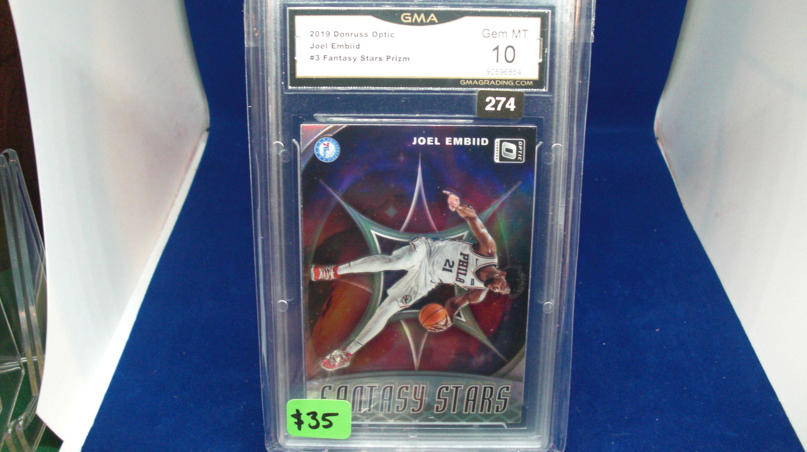 gma graded 2019 joel embiid mint 10 (1 of 1)