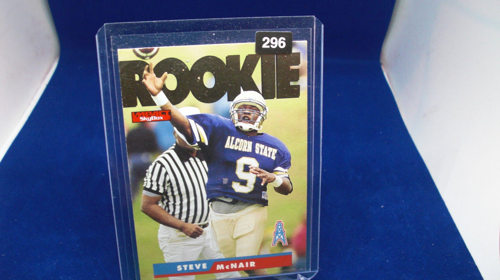 steve mcnair rookie: in top loader