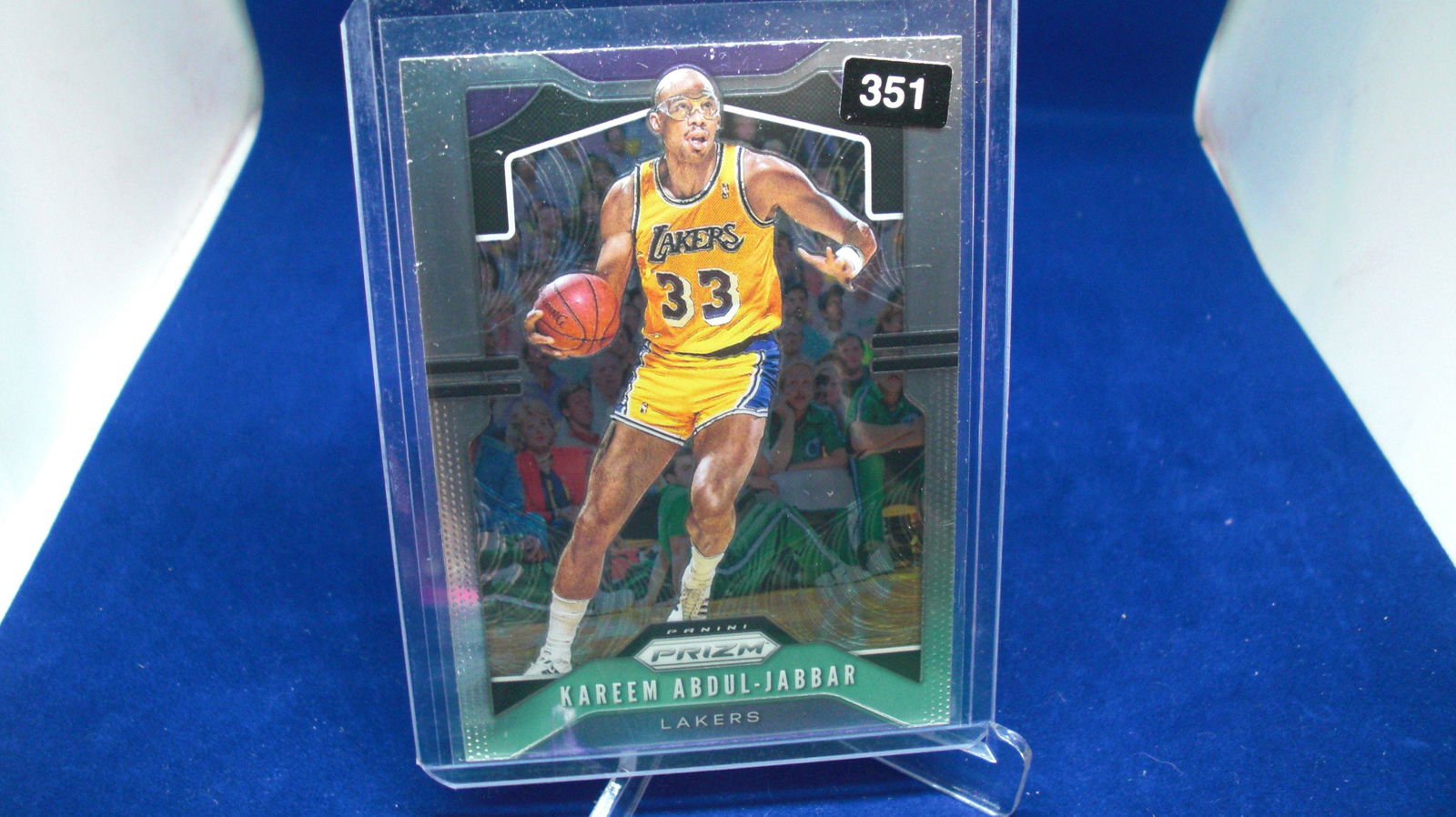 kareem abdul jabbar prizm: in top loader