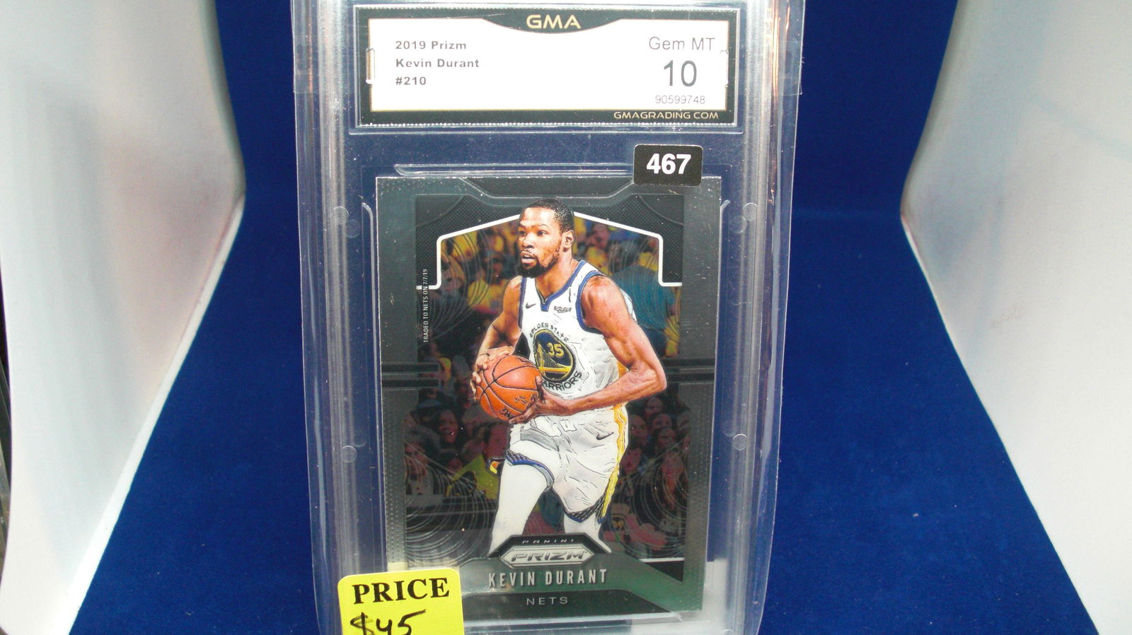 gma graded 2019 kevin durant mint 10 (1 of 1)