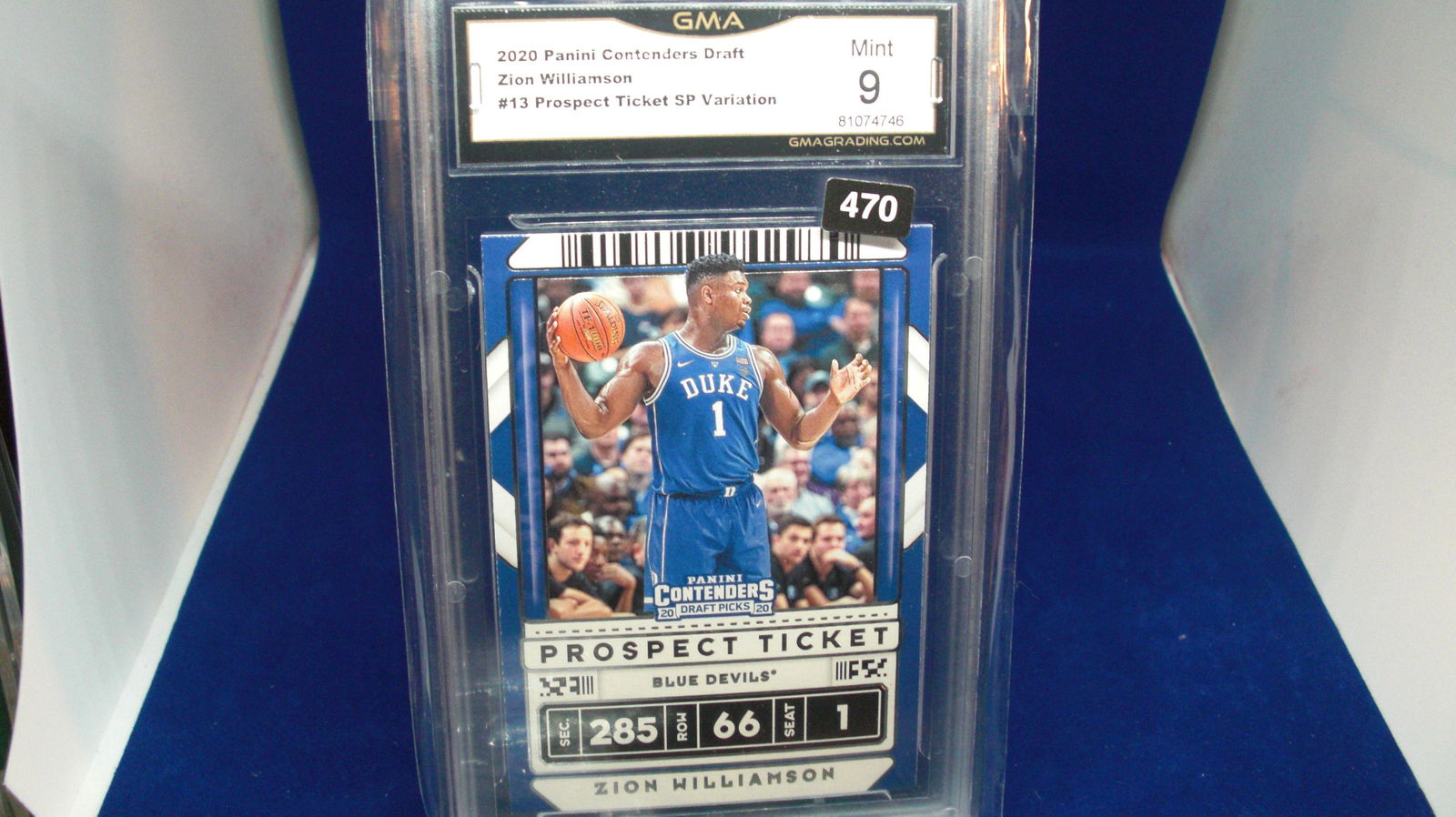 gma graded 2020 zion williamson mint 9 (1 of 1)