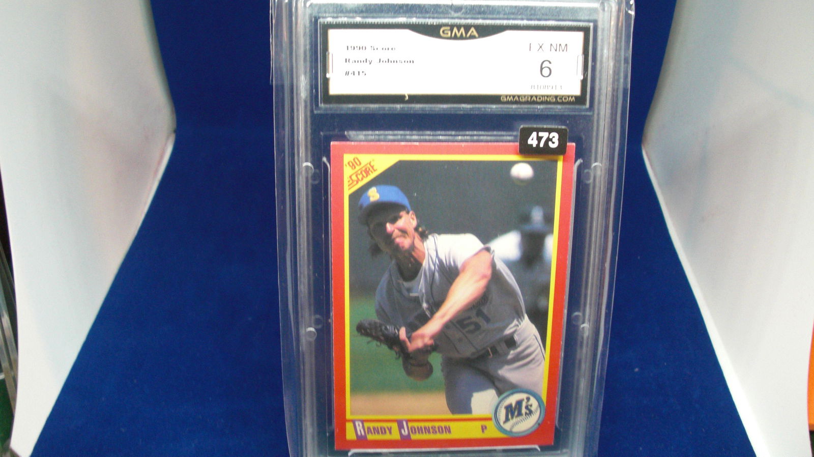 gma graded 1990 randy johnson mint 6 (1 of 1)