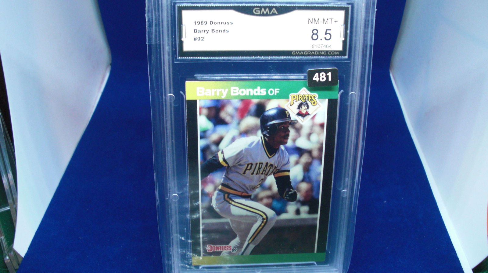gma graded 1989 barry bonds mint 8.5 (1 of 1)