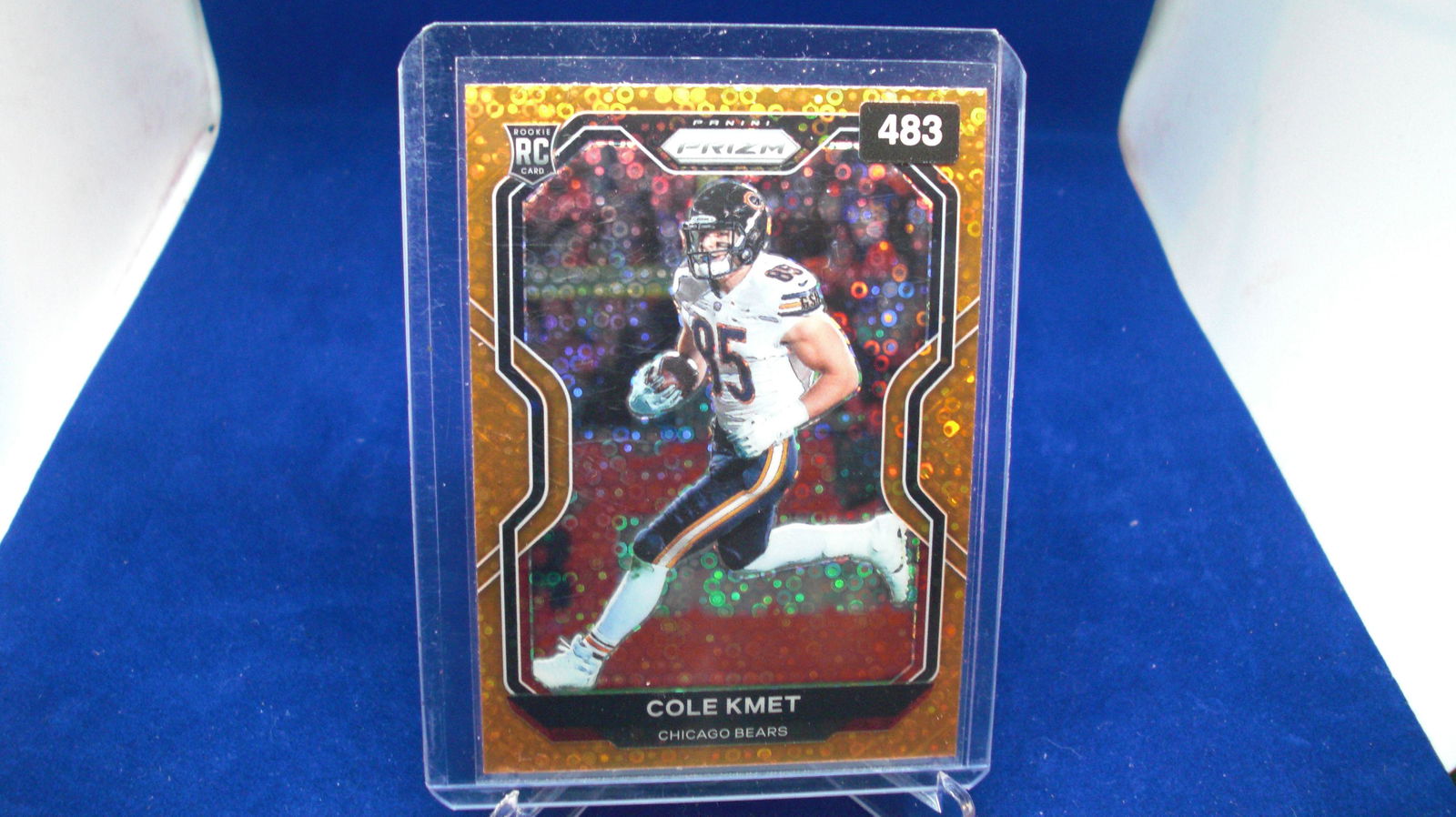 cole kmet orange rookie prizm (1 of 1)