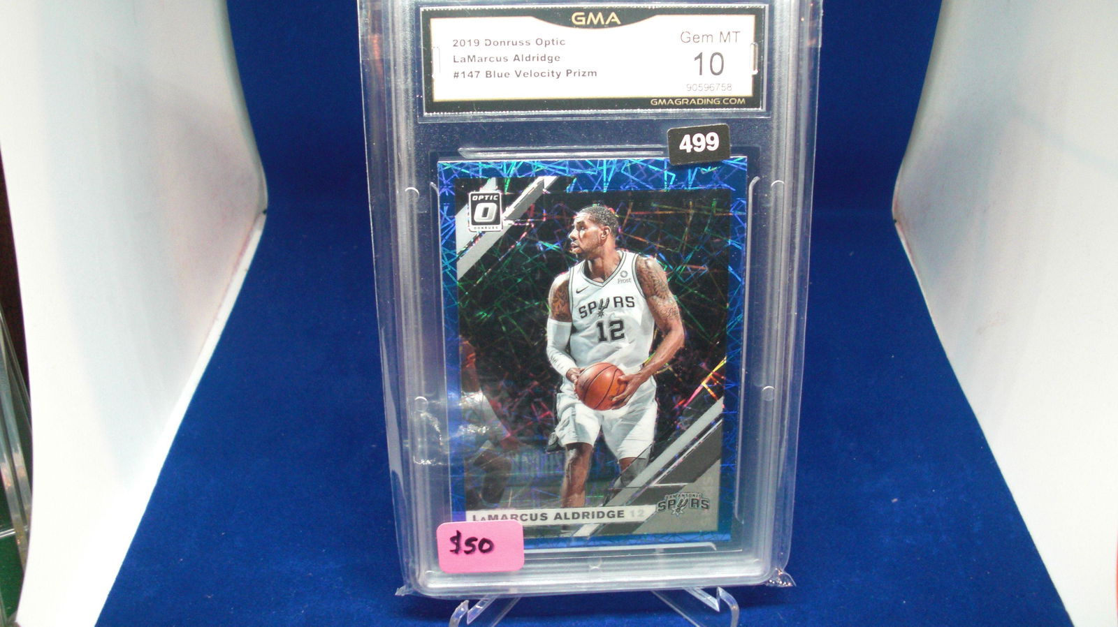 gma graded 2019 lamarcus aldridge mint 10 blue velocity (1 of 1)