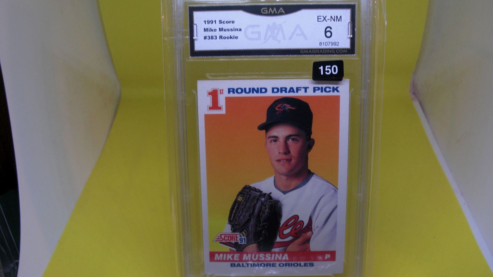 gma graded 1991 mike mussina mint 6 (1 of 1)