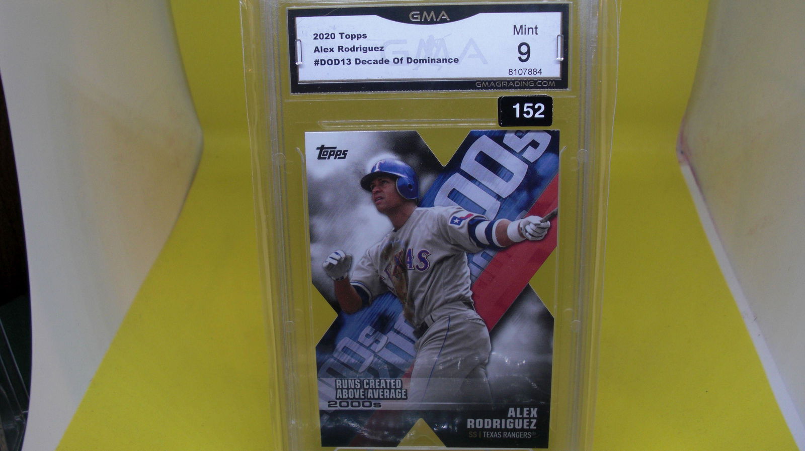 gma graded 2020 alex rodriguez mint 9 (1 of 1)