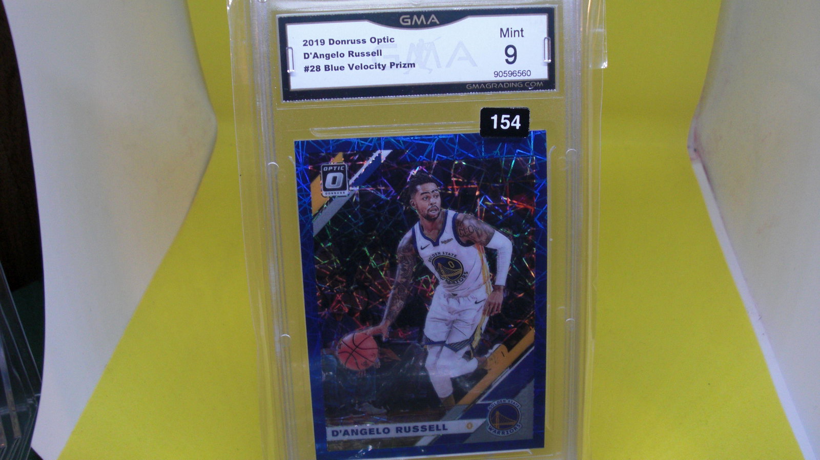 gma graded 2019 blue velocity d'angelo russell mint 9 (1 of 1)