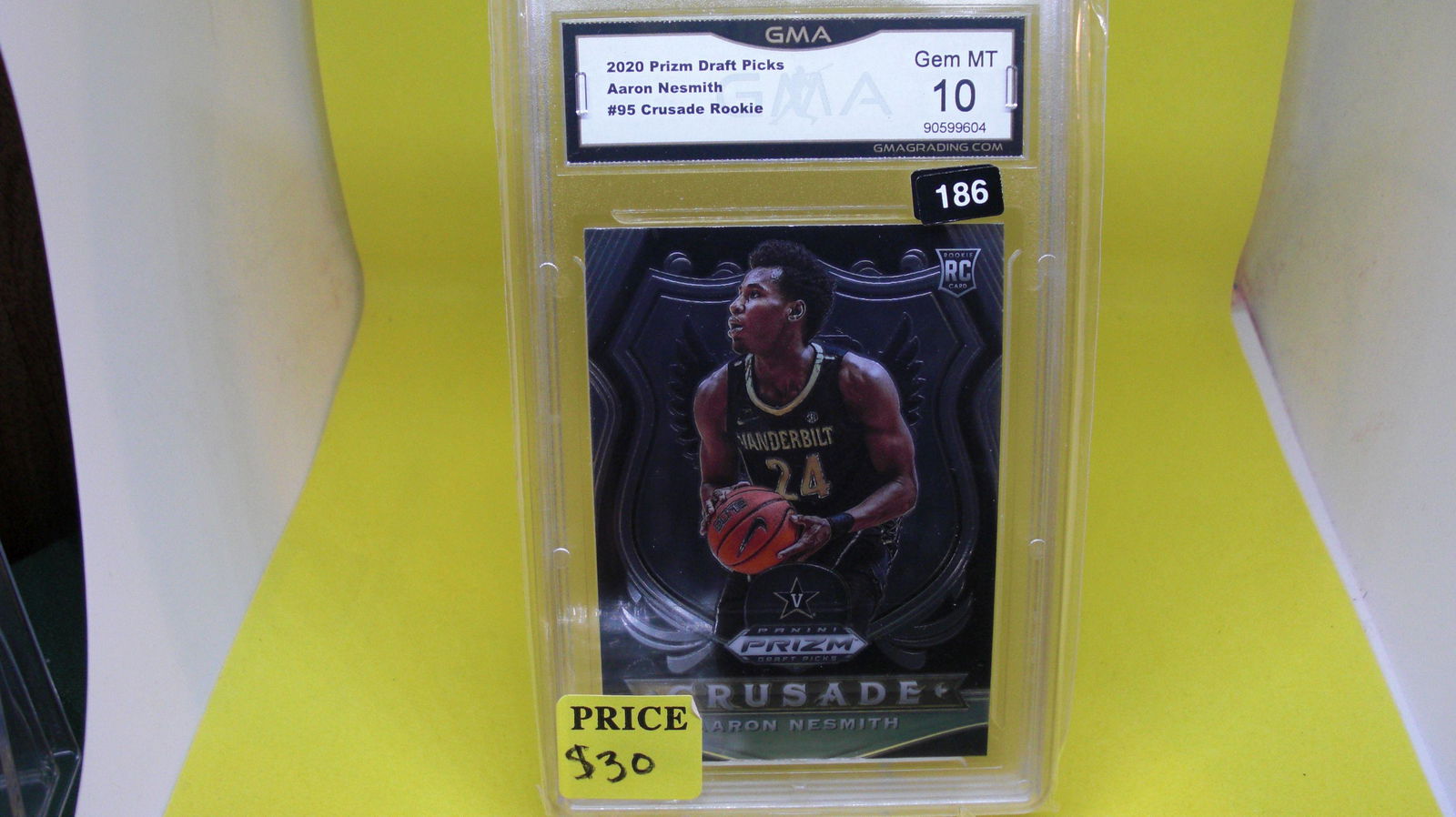 gma graded 2020 aaron nesmith crusade rookie mint 10 (1 of 1)