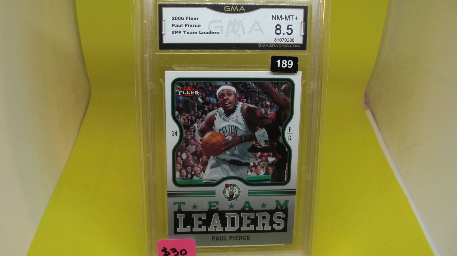 gma graded 2006 paul pierce mint 8.5 (1 of 1)