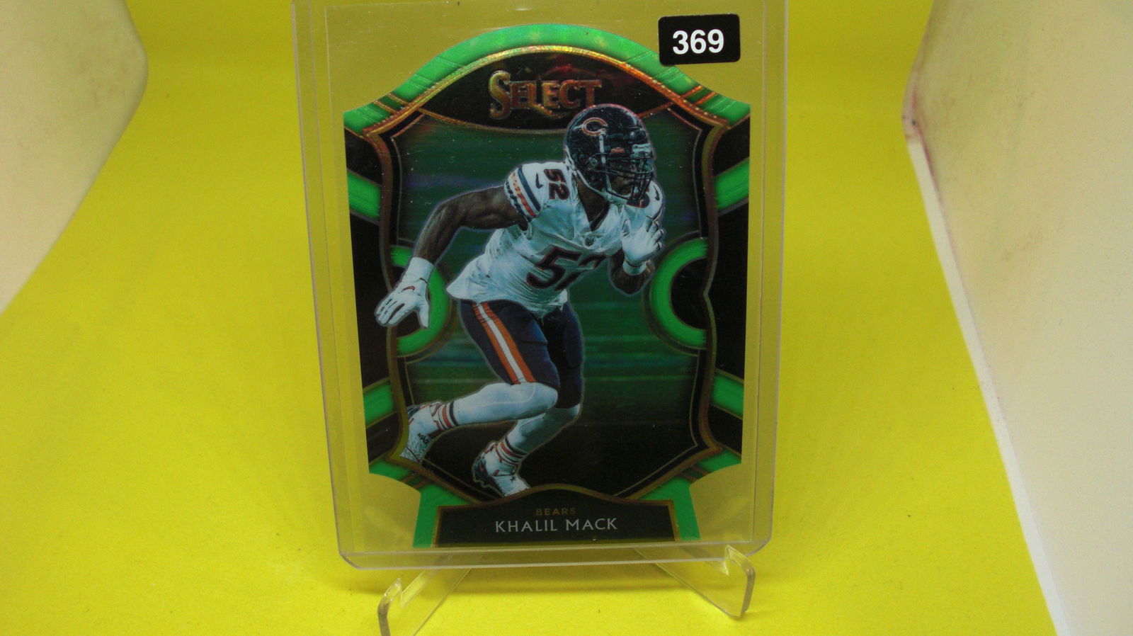 khalil mack select green die cut (1 of 1)