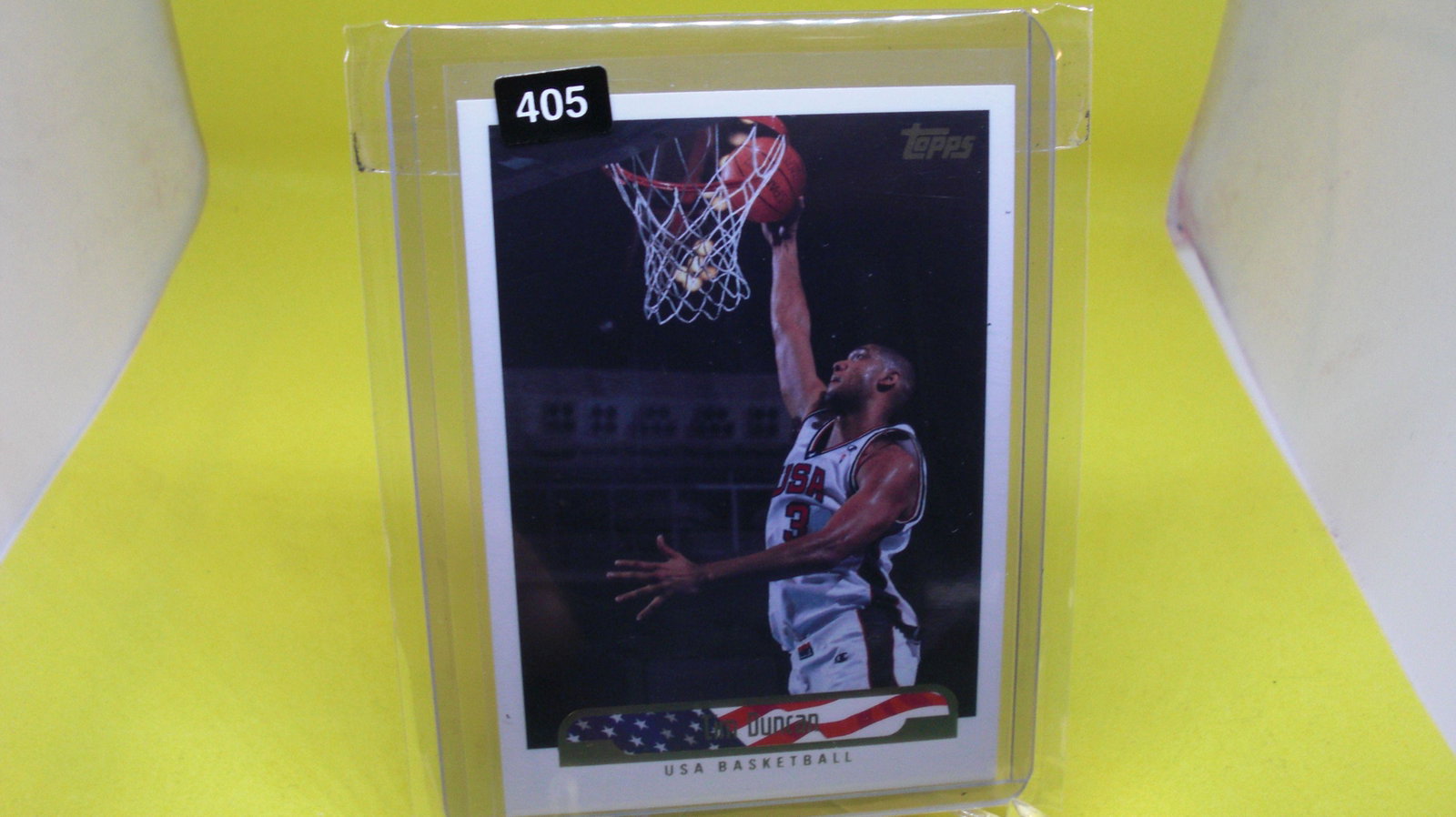 tim duncan topps: in top loader