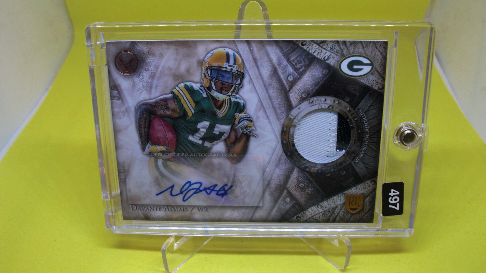 davante adams auto jersey rookie (1 of 1)