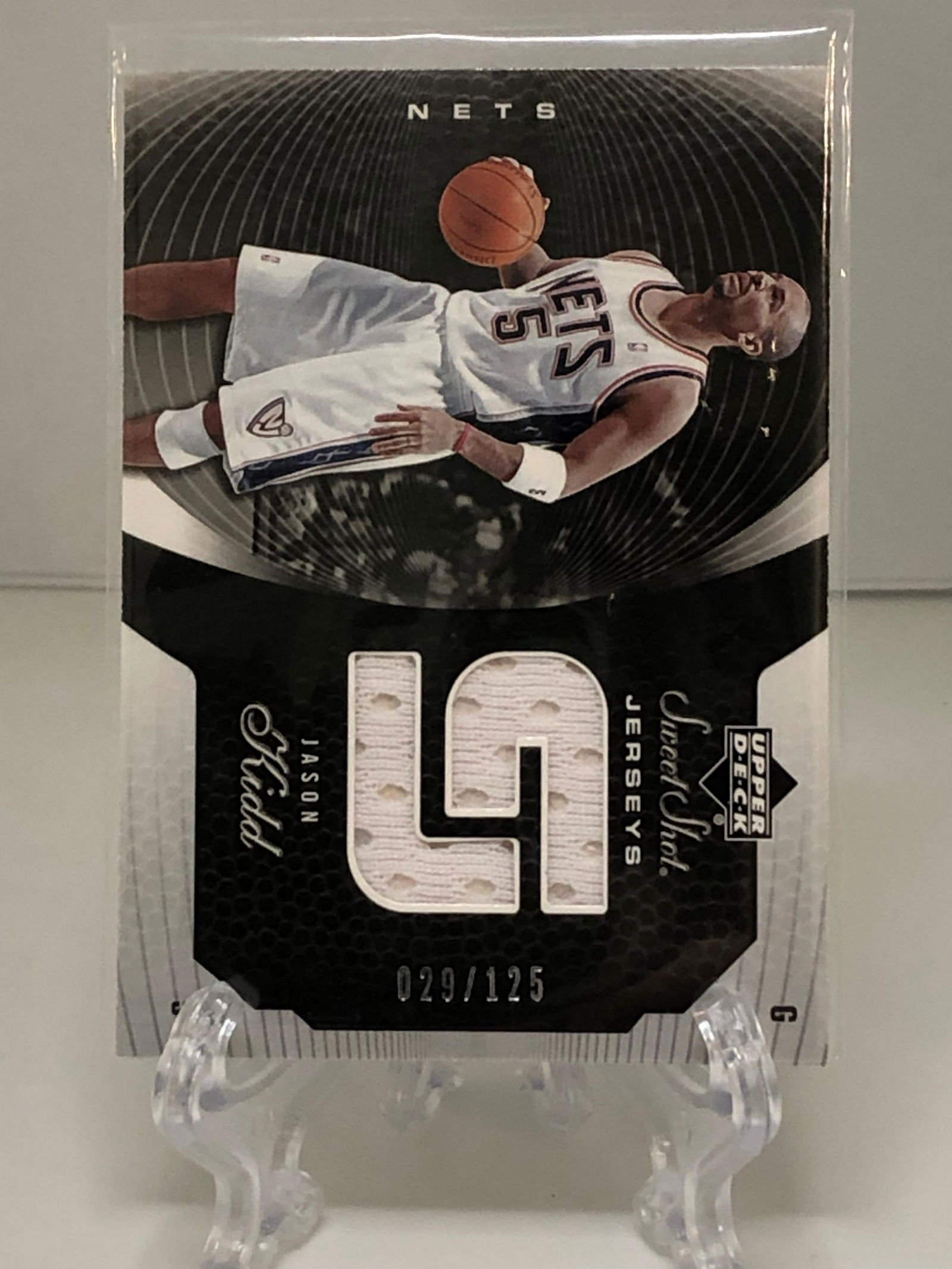 upper deck relic jason kidd 29/125 basketball card (1 of 1)