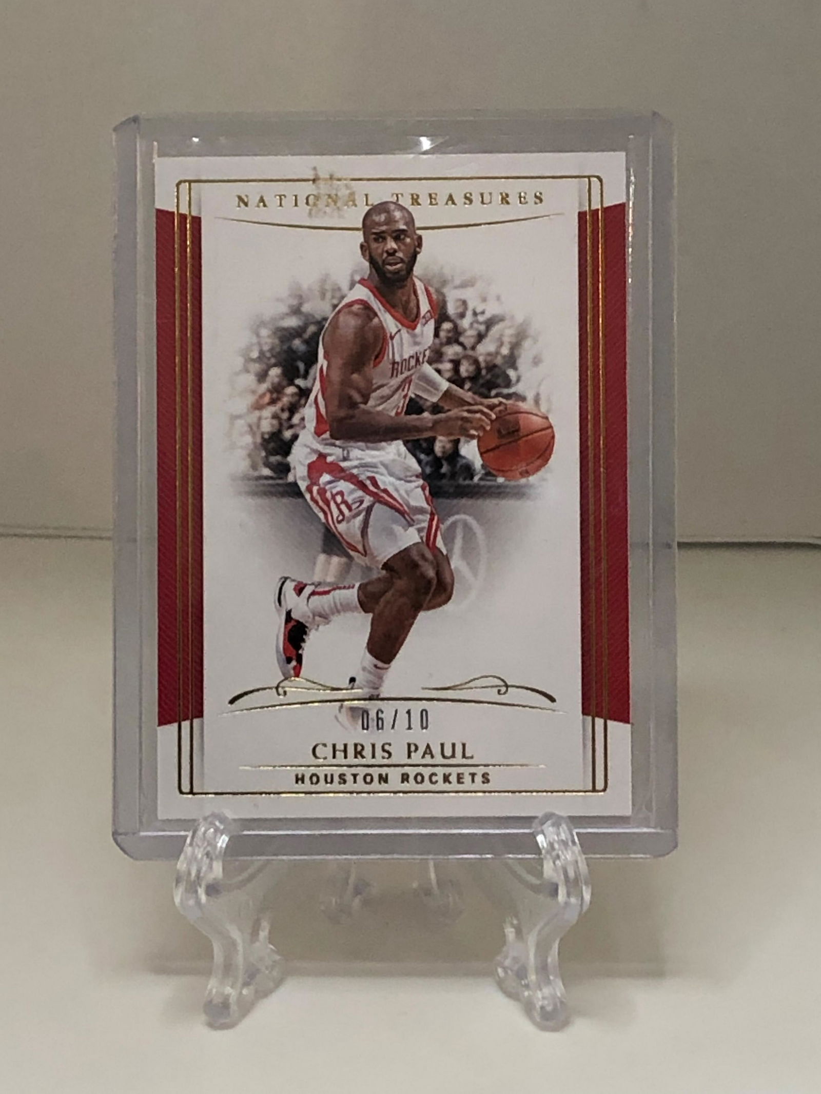 national treasures chris paul 6/10 basketball card (1 of 1)