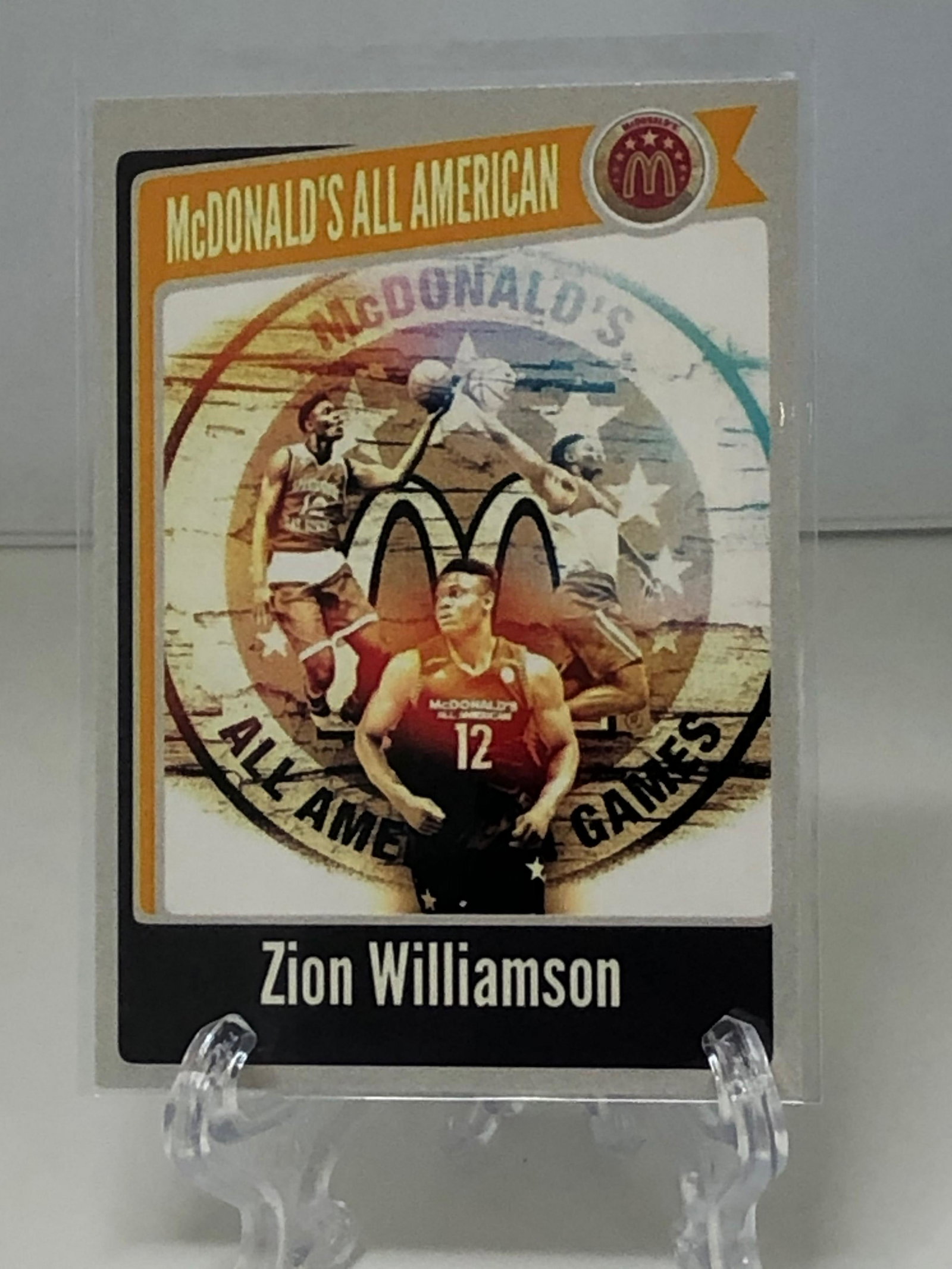 mcdonalds all american zion williamson: sports trading card