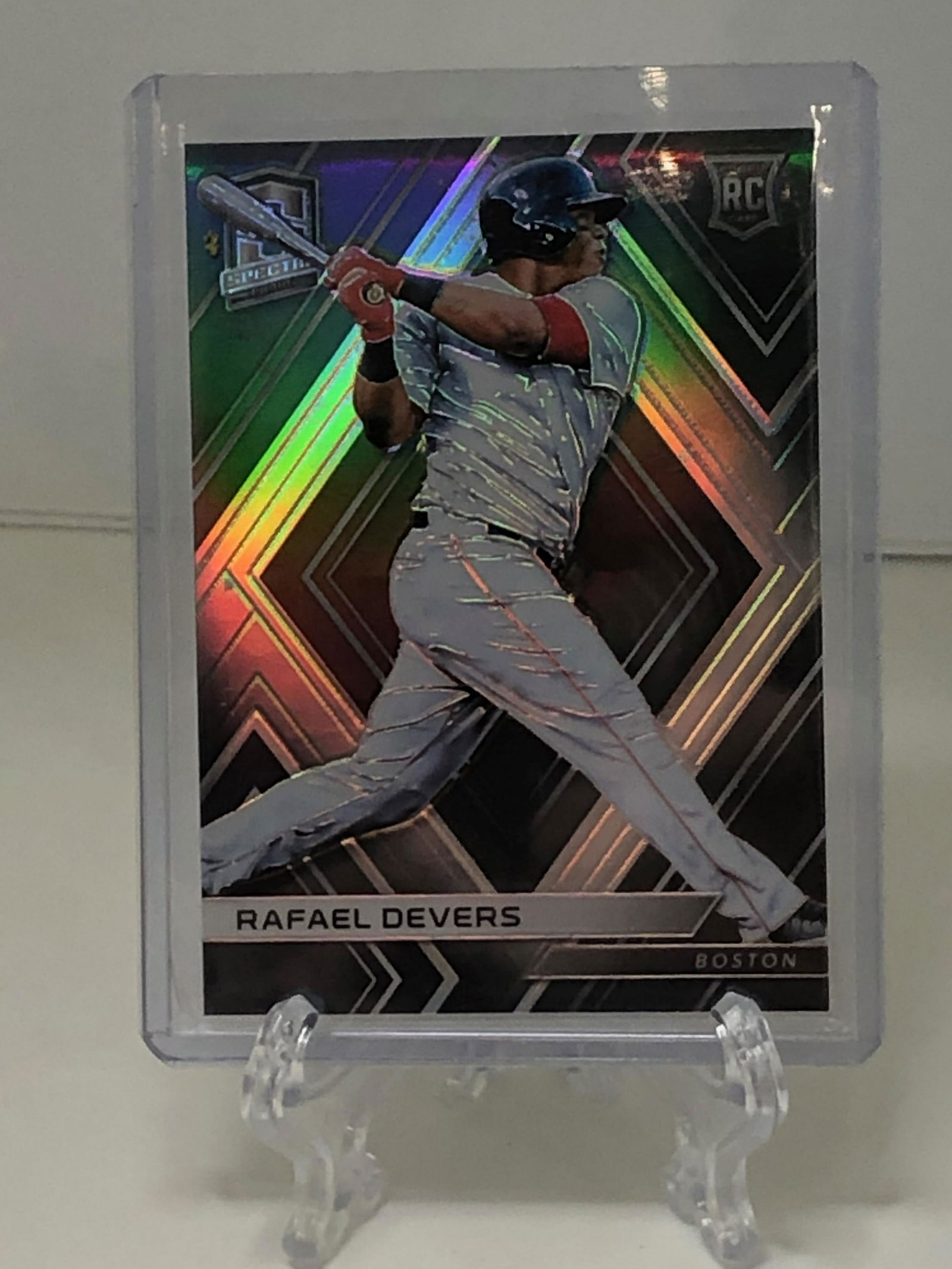 spectra rc holo rafael devers baseball card (1 of 1)