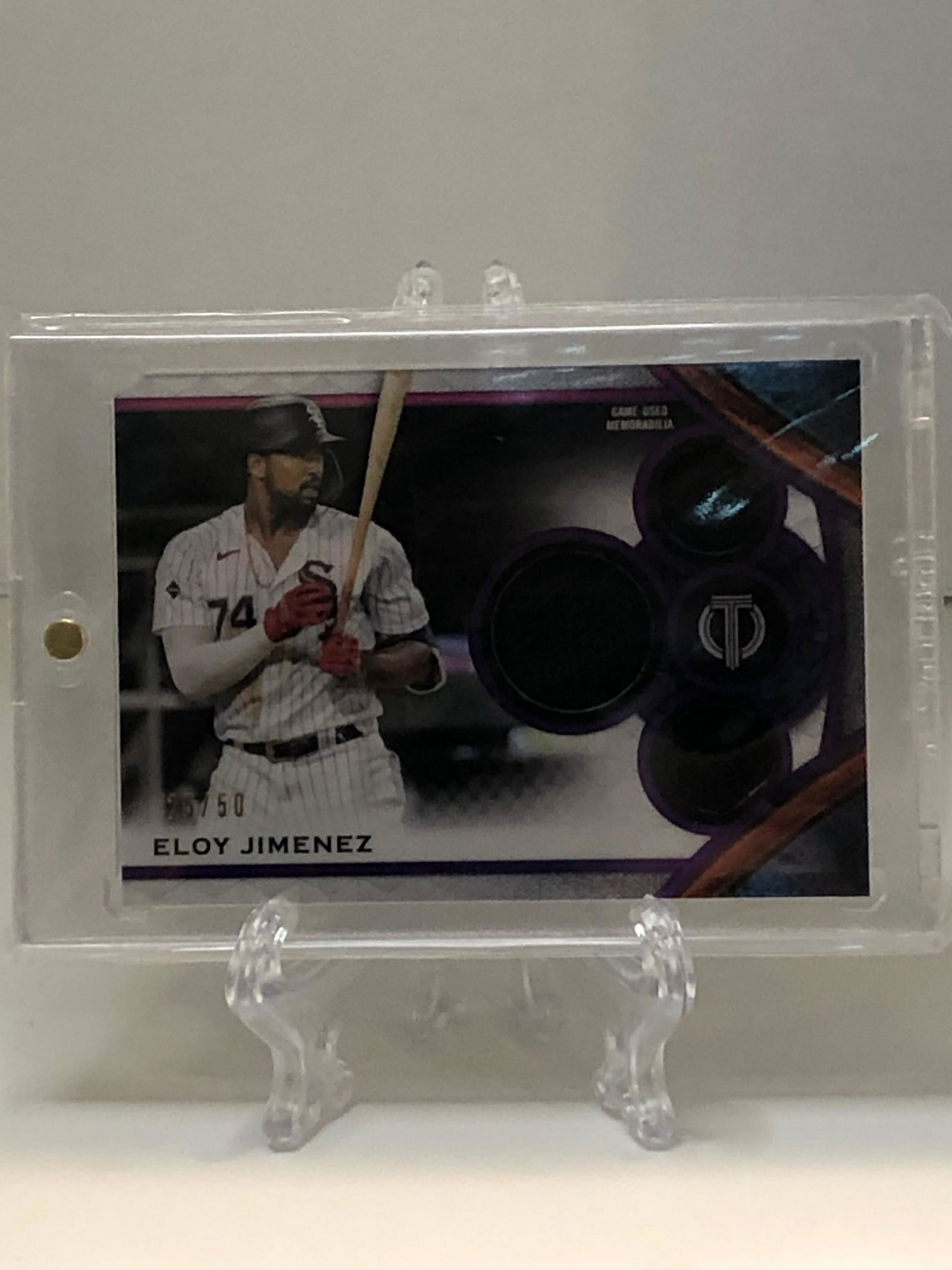 topps tribute eloy jimenez 25/50 baseball card (1 of 1)