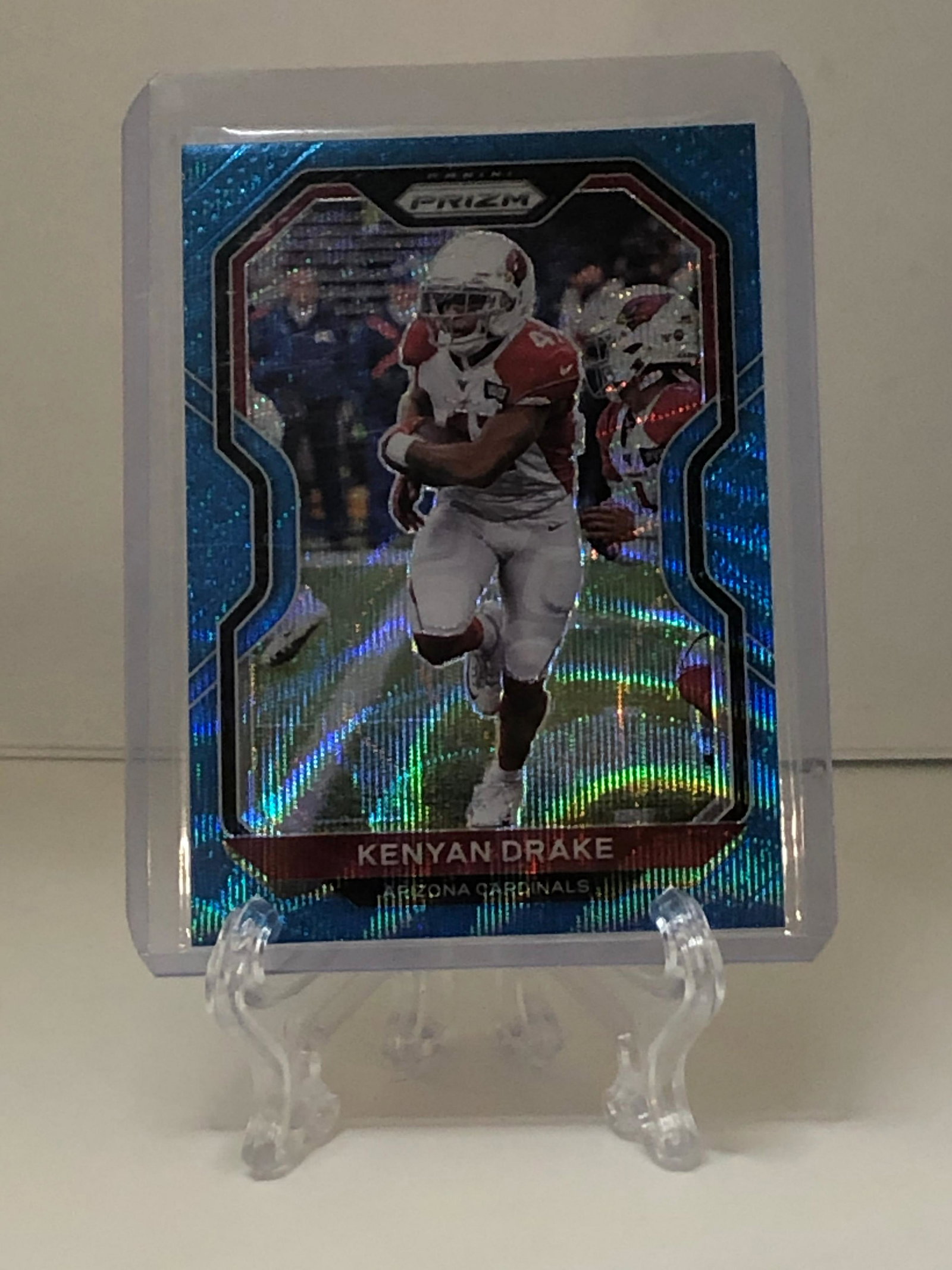 prizm holo kenyan drake football card: sports trading card
