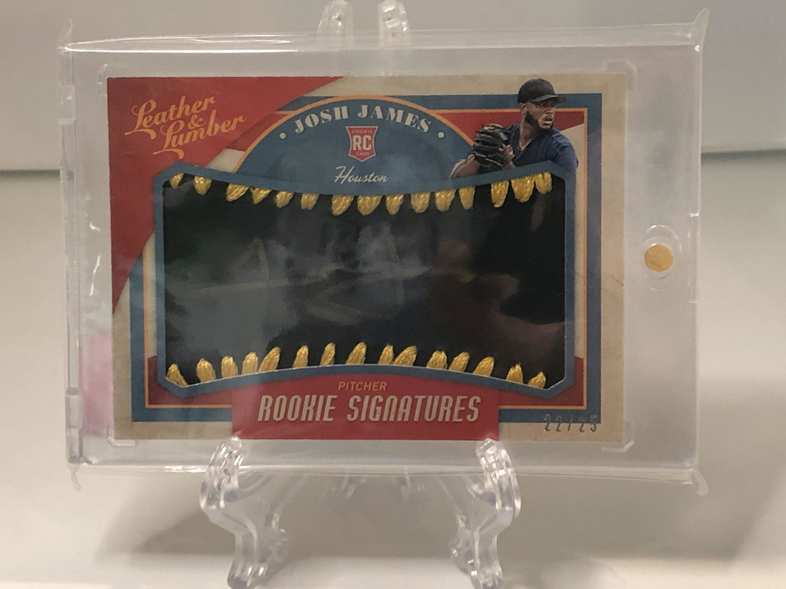 leather ansd lumber autographed josh james (1 of 1)