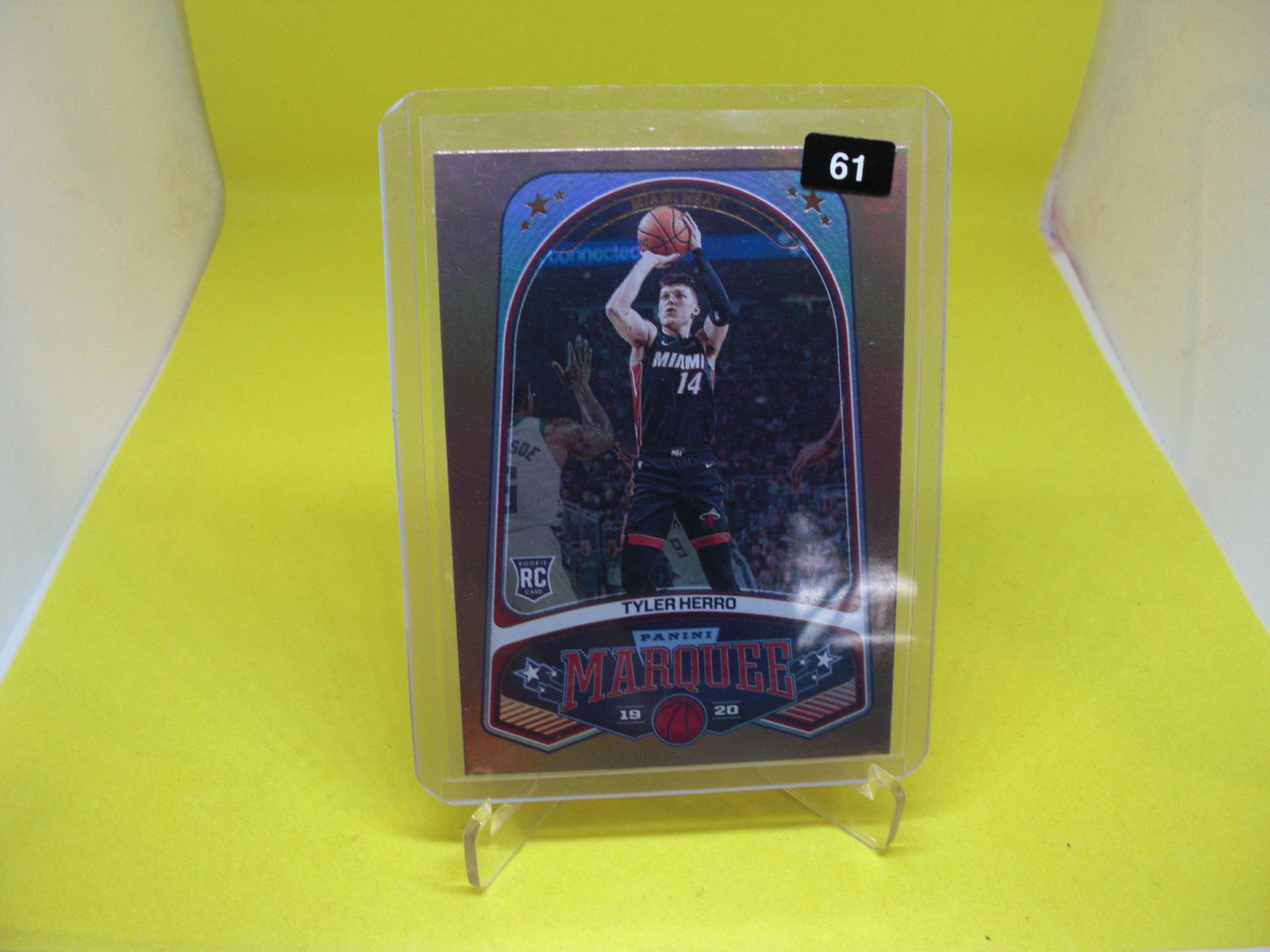 tyler herro rooie marquee: in top loader