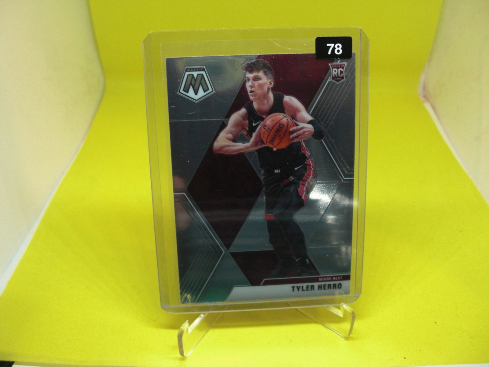 tyler herro rookie mosaic: in top loader