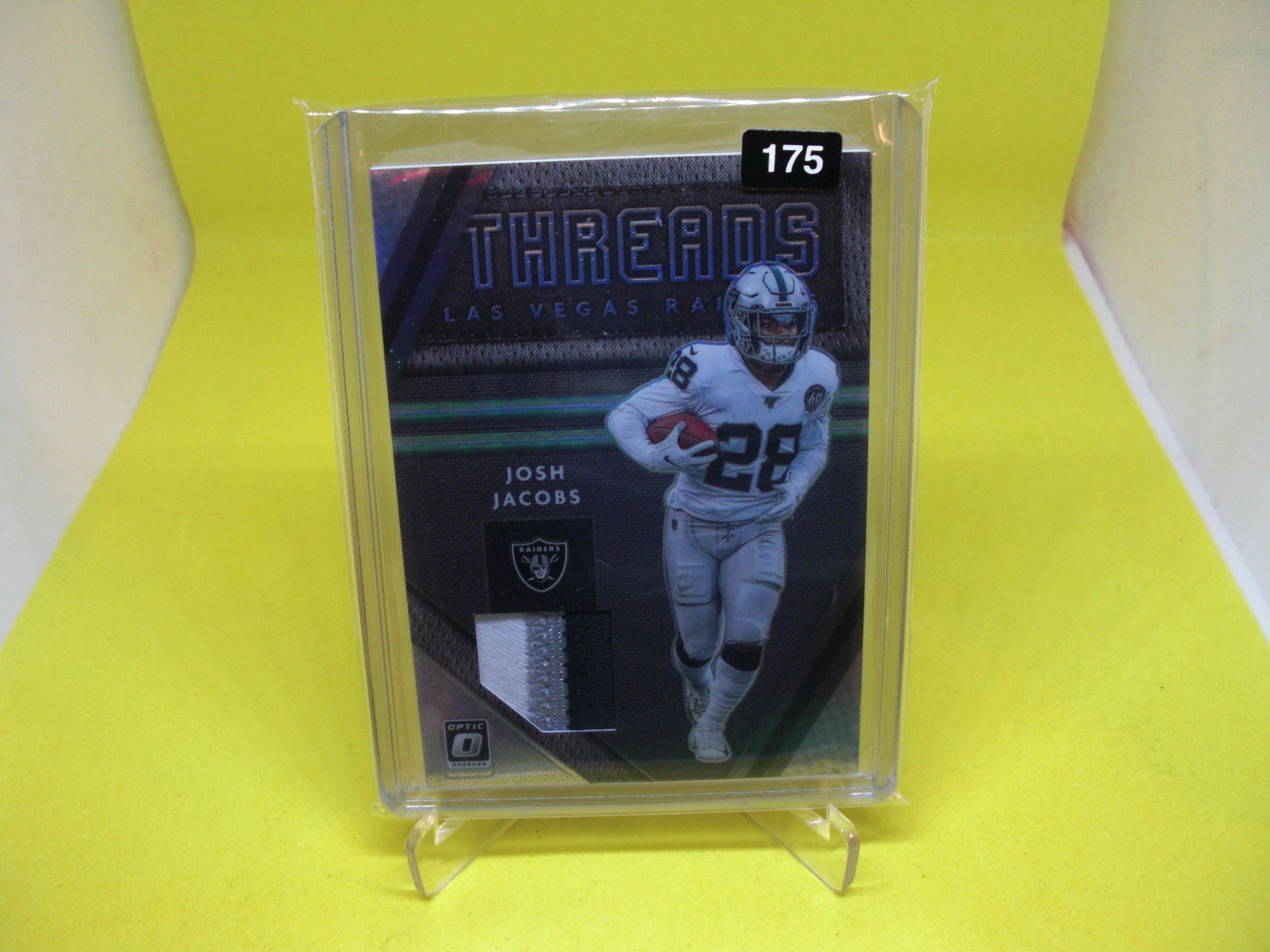 josh jacobs threads jersey optic #20/50 (1 of 1)
