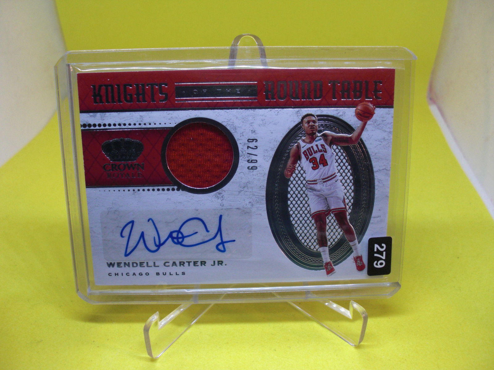 wendell carter jr auto and jersey #52/99 crown royale (1 of 1)